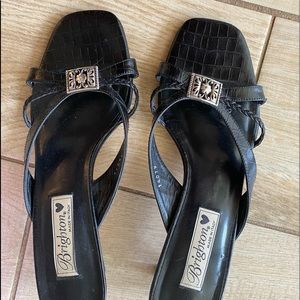 BRIGHTON KAYLA black sandals Sz 8.5